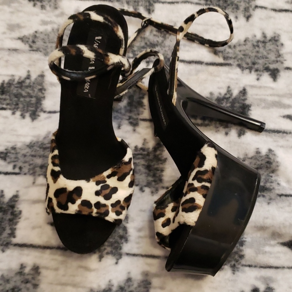 Leopard print heels